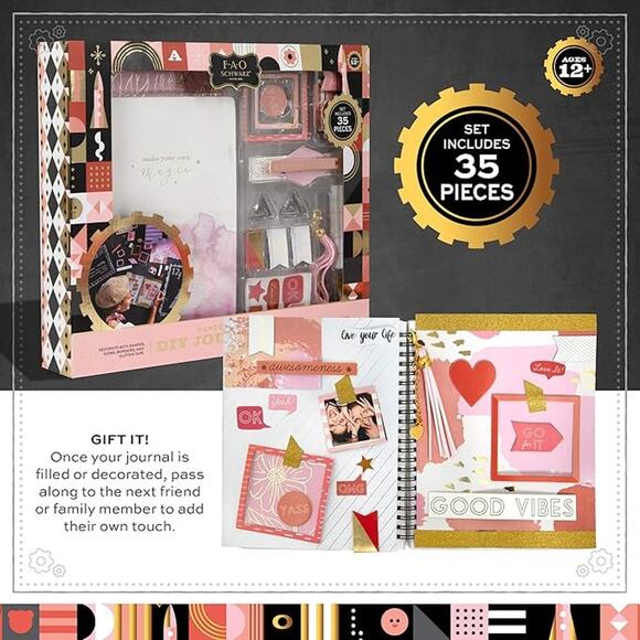 FAO SCHWARZ NWT Kids DIY Journal and Scrapbooking  Set - Picture 2 of 10